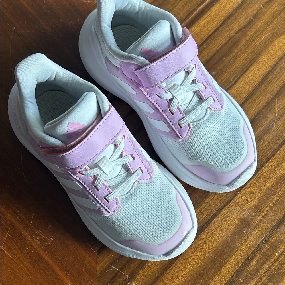 adidas Kids' Light Pink and White sneakers